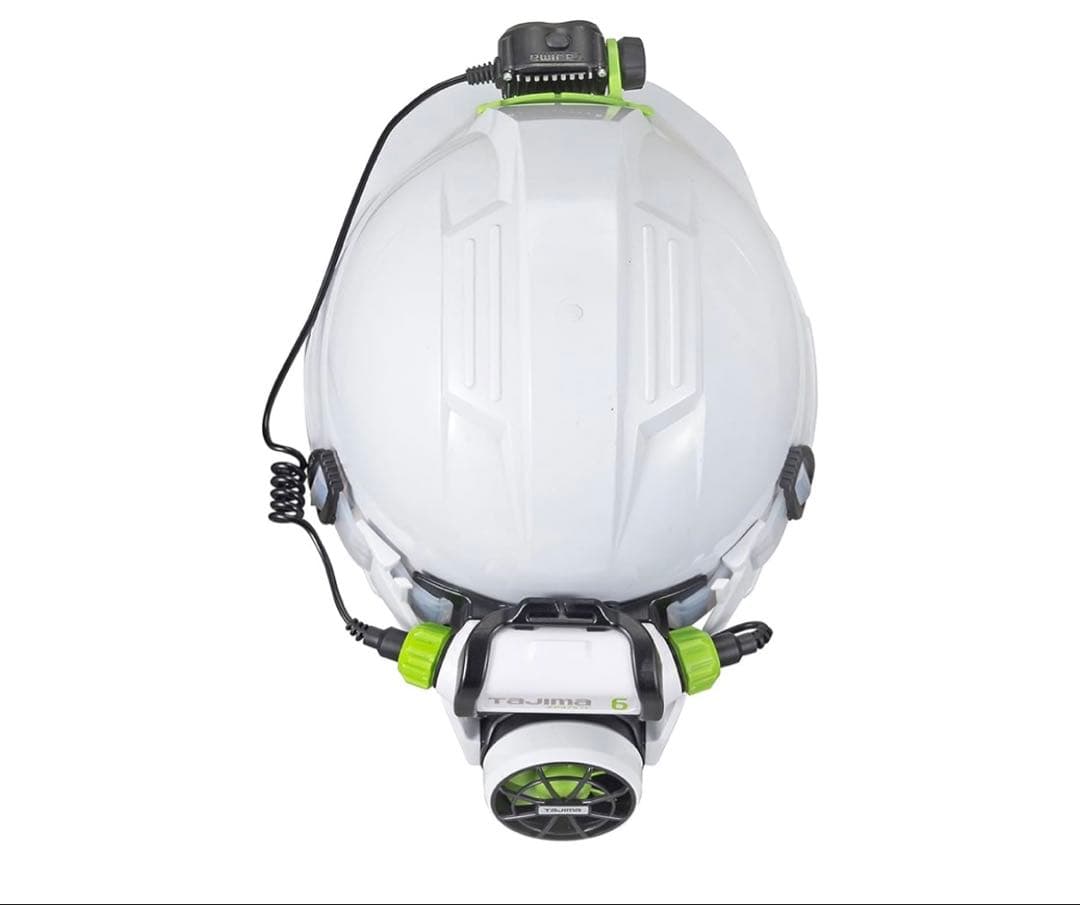 ヘルメット用送風ファン タジマ 清涼ファン風雅ヘッド フルセット 熱中症対策