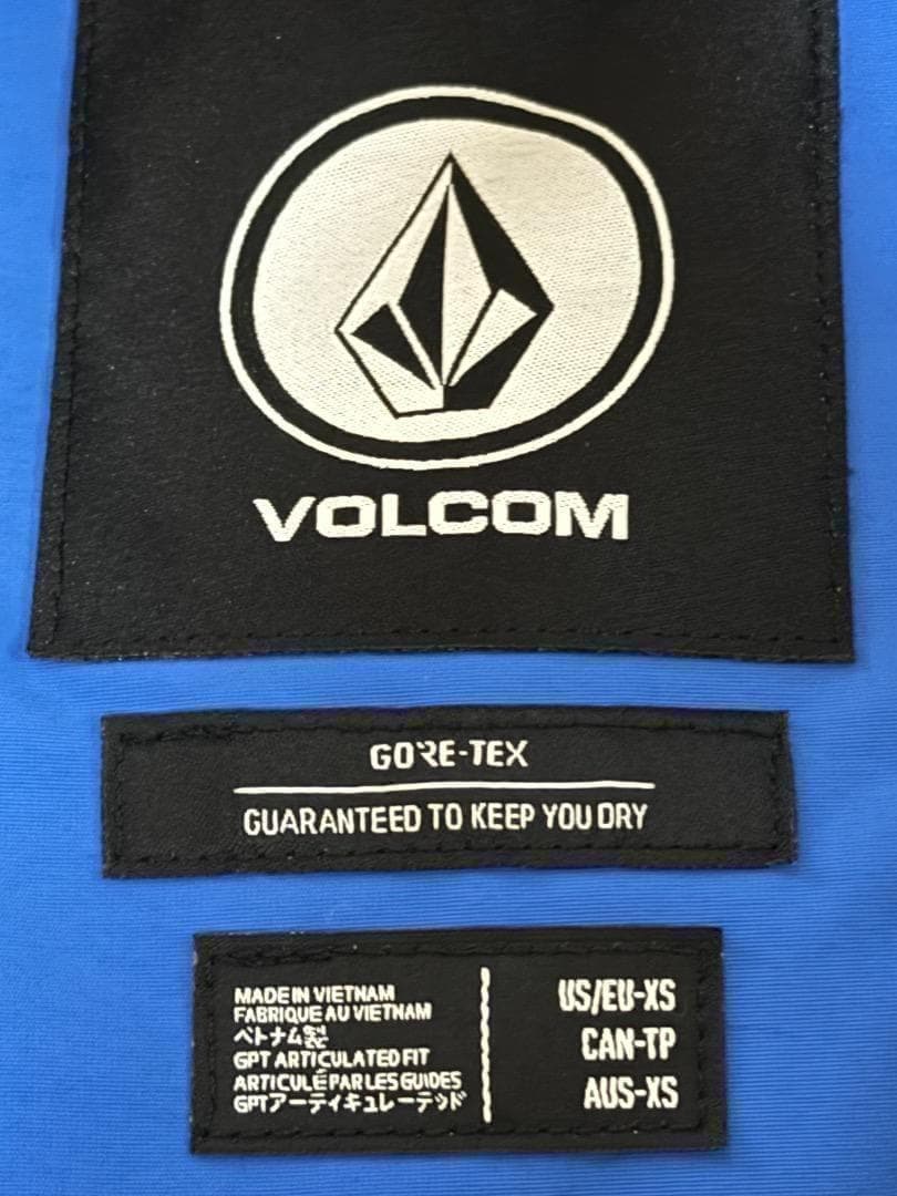 ボルコム スノーボード ウェアパンツ G1352406 ゴアテックス XS 青