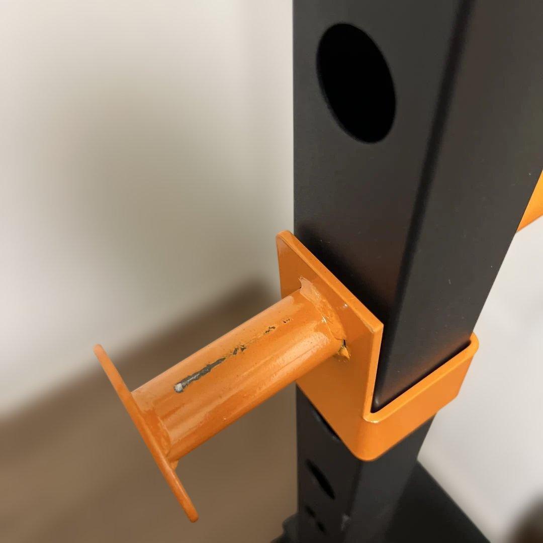 【美品】トレーニングベンチ バーベル・ウェイトプレート付き 80kg