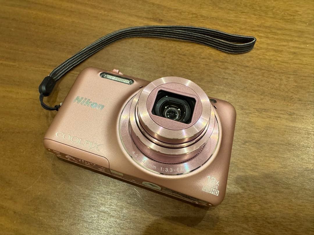 【動作確認済】美品 Nikon COOLPIX S6600 シルキーピンク