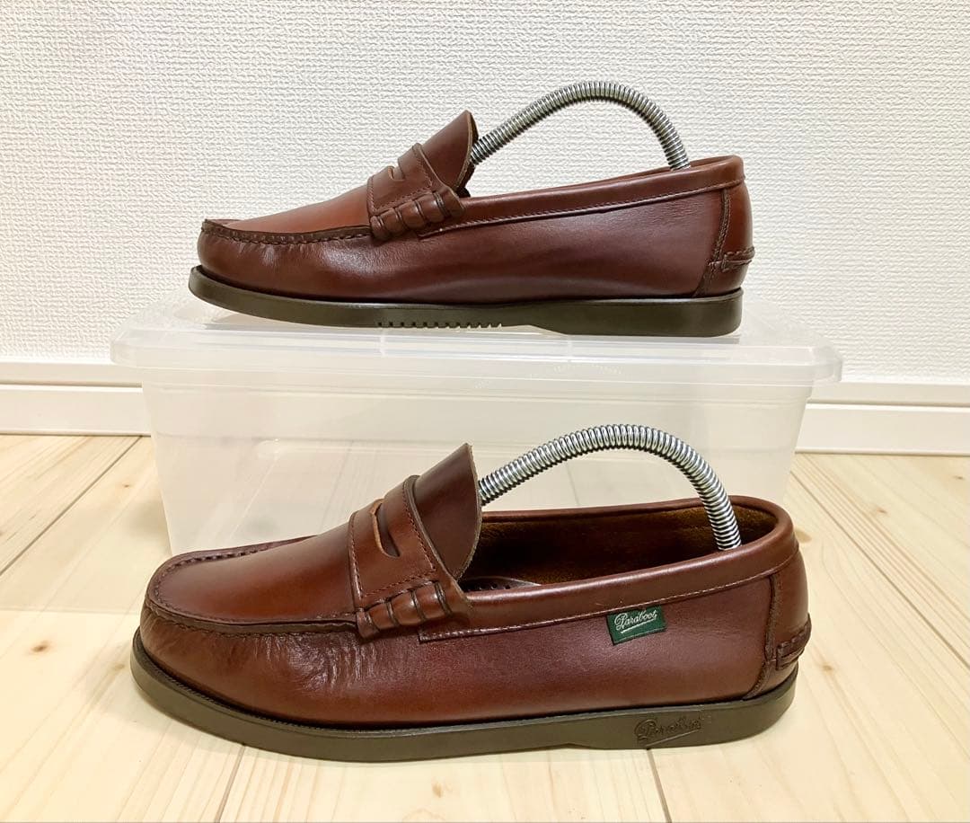 6.5【美品】CORAUX コロー PARABOOT ローファーパラブーツ