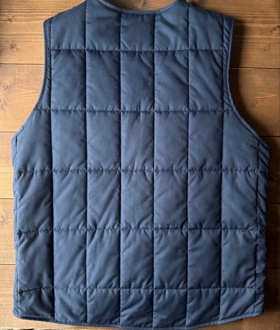 BLUCO ネイビー キルティングベスト Mサイズ