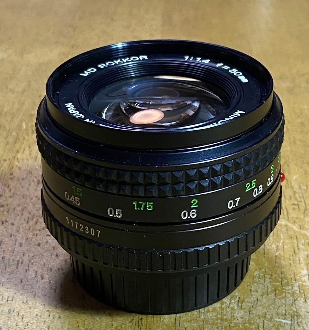レンズ(単焦点) MINOLTA MD ROKKOR 50mm F1.4
