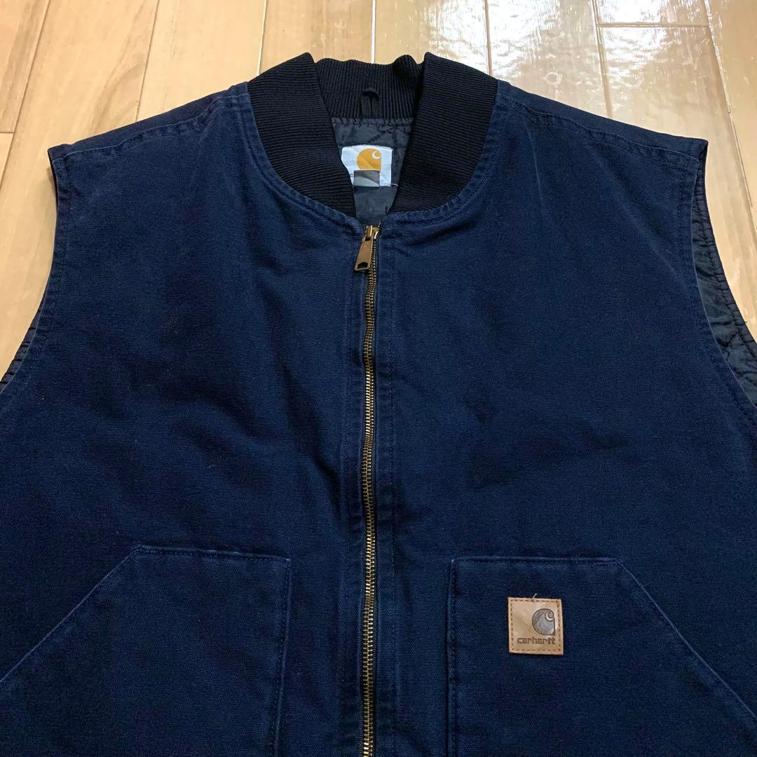 Carhartt ダック ベスト メキシコ製 キルティング Mexico