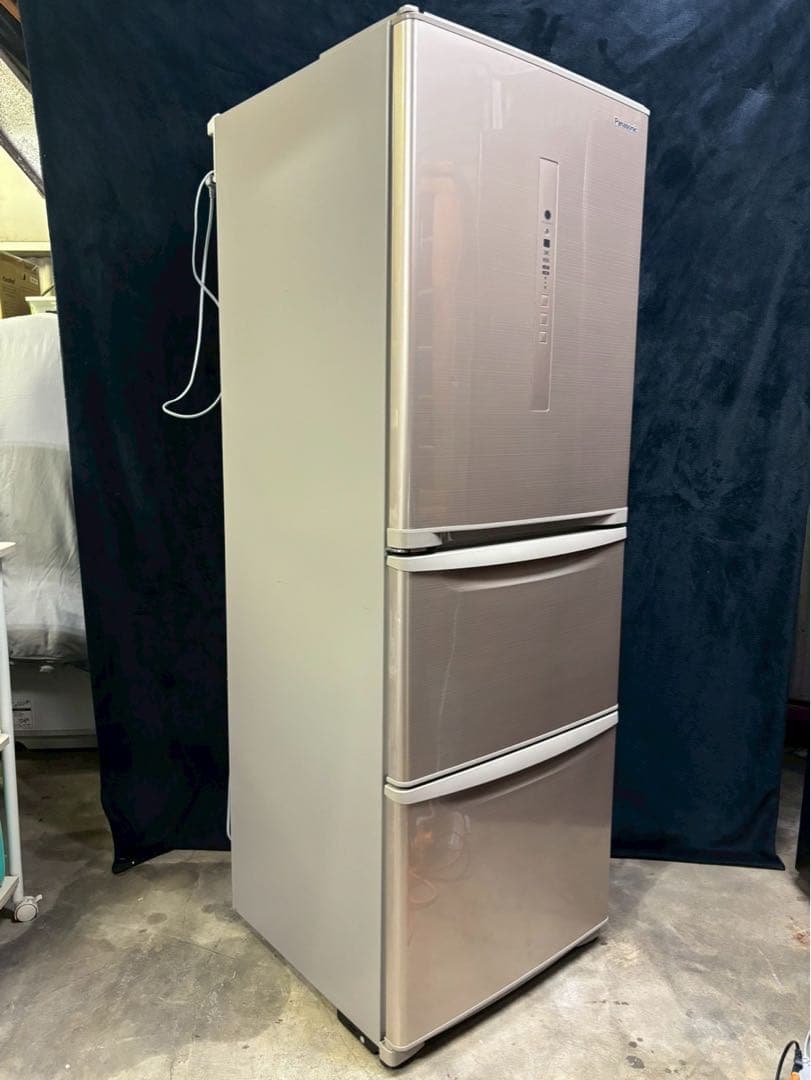 Panasonic 冷蔵庫 NR-C341CL-N 335L 3ドア 左開き