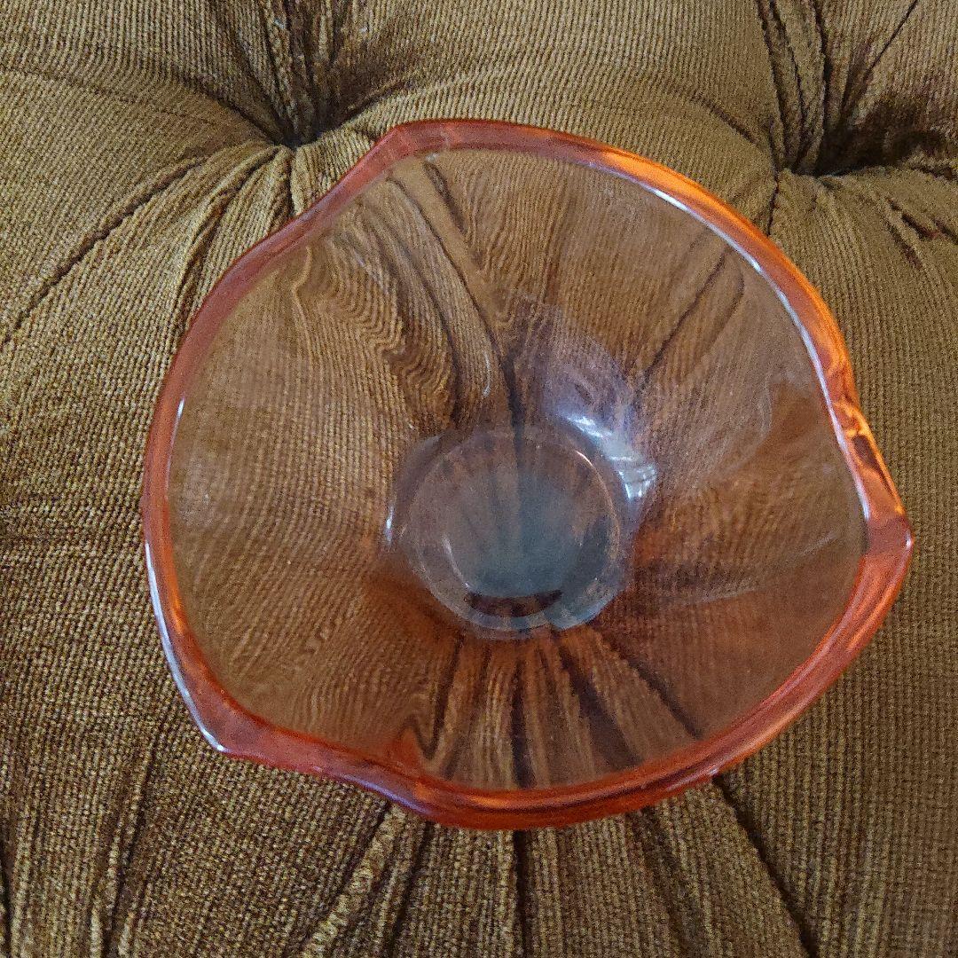 アンバーガラス器アンティーク