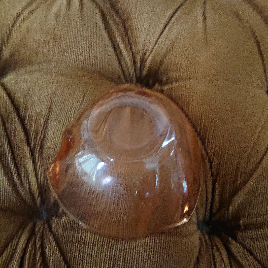 アンバーガラス器アンティーク