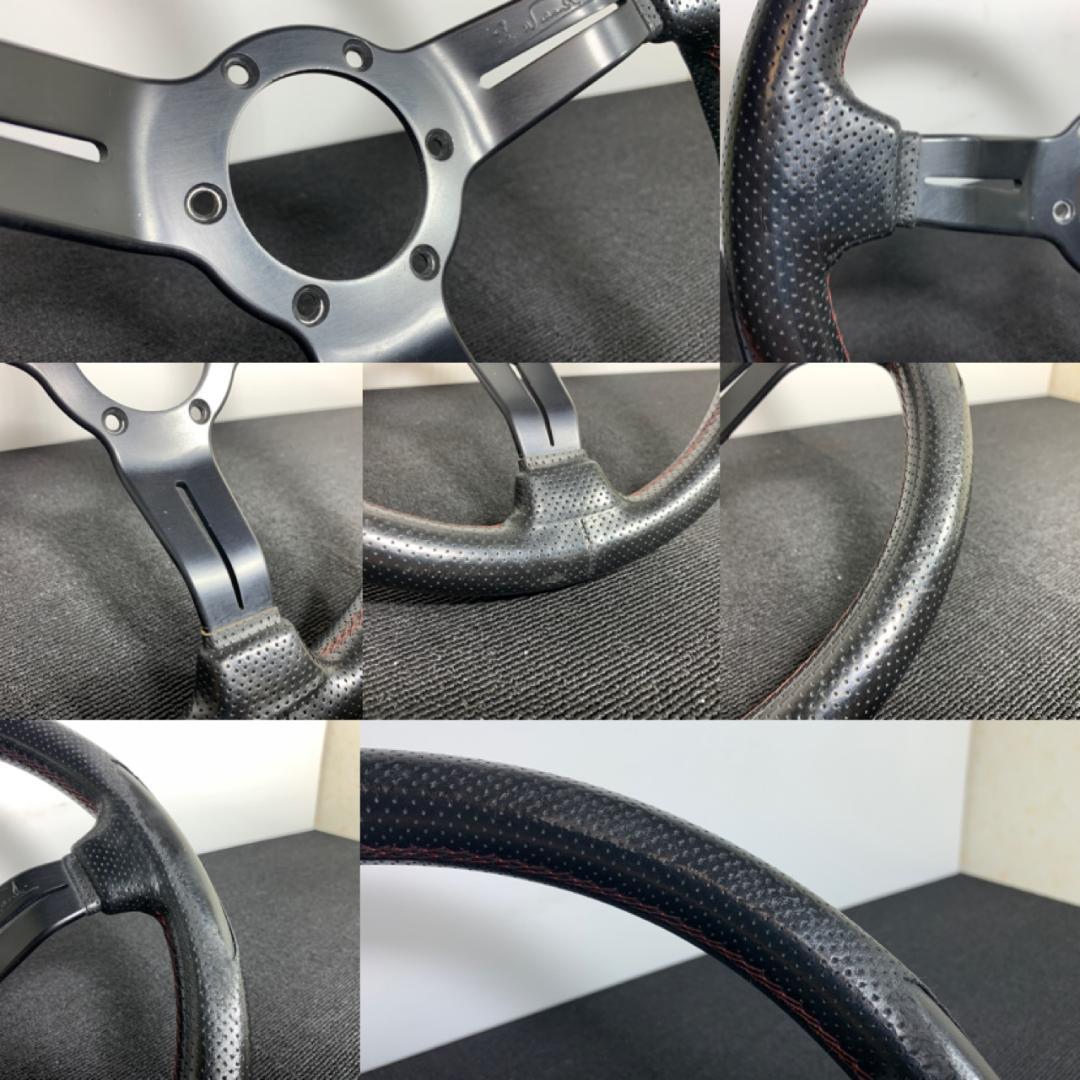 ナルディ スポーツタイプ ラリー 33cm ディープコーン パンチングレザー