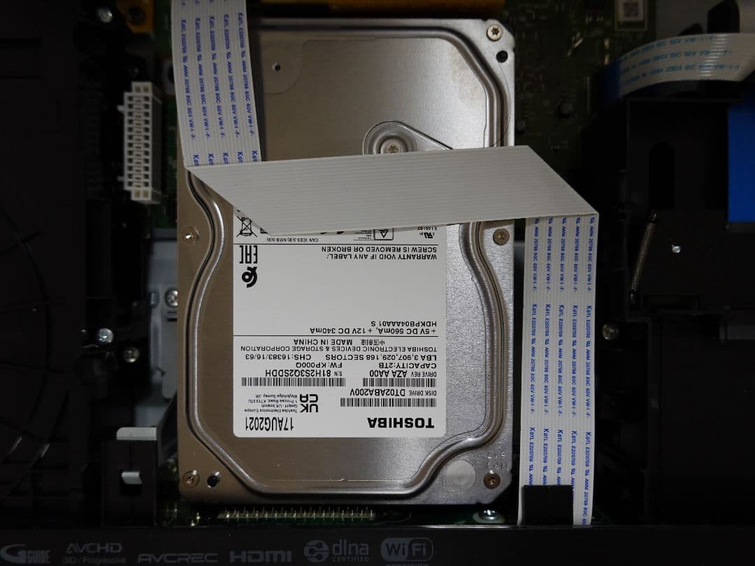 BIV-TW1100 HDD 2TB換装済+新品BDドライブ+純正リモコン付①