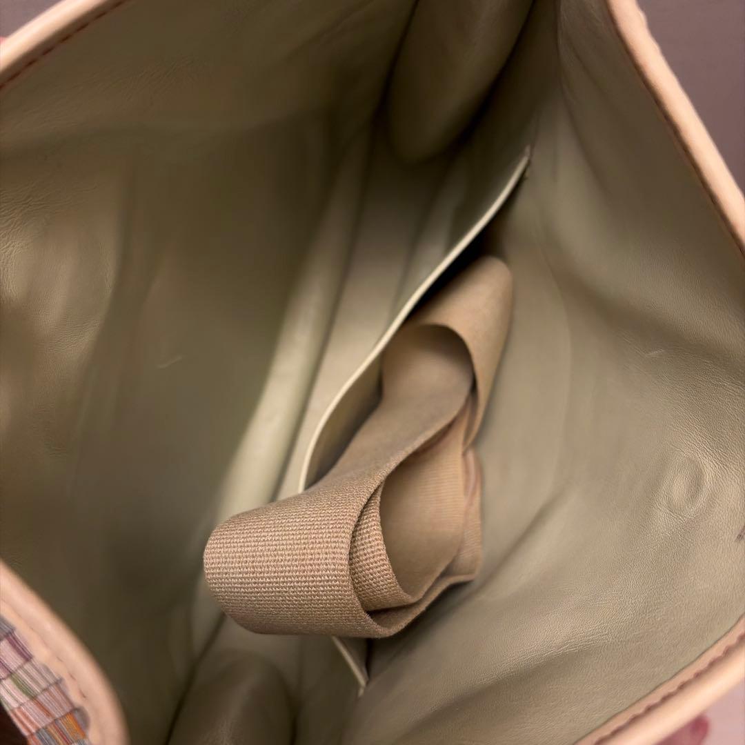 エルメス エヴリン1PM 斜め掛け ショルダーバッグ ベージュ マルチカラー