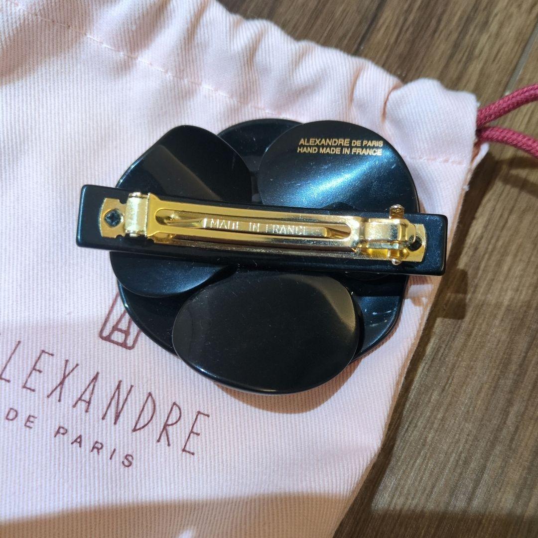 ALEXANDRE DE PARIS カメリアヘアバレッタ
