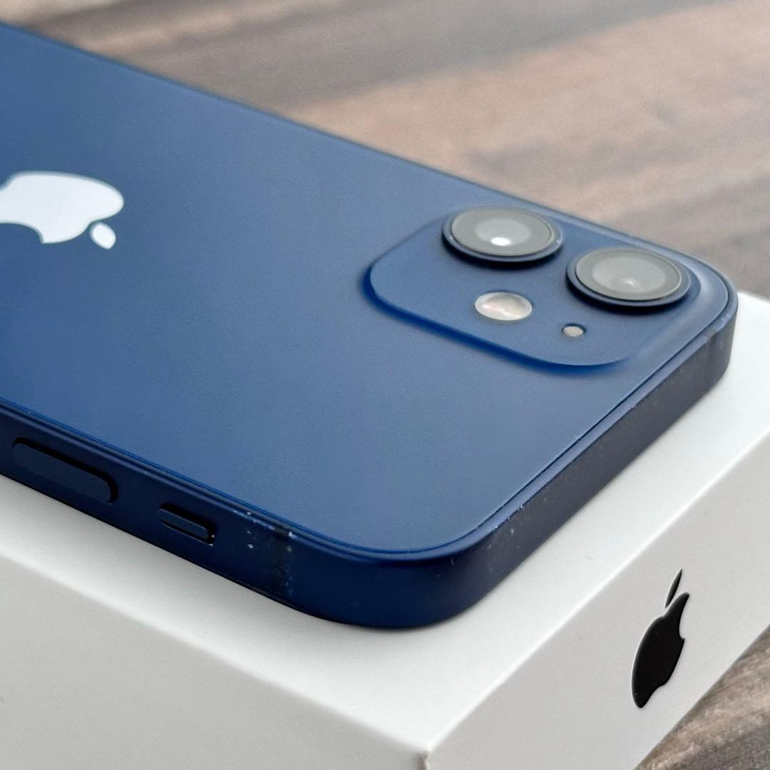 【良品◎】iPhone12mini 本体 Blue 128GB SIMフリー