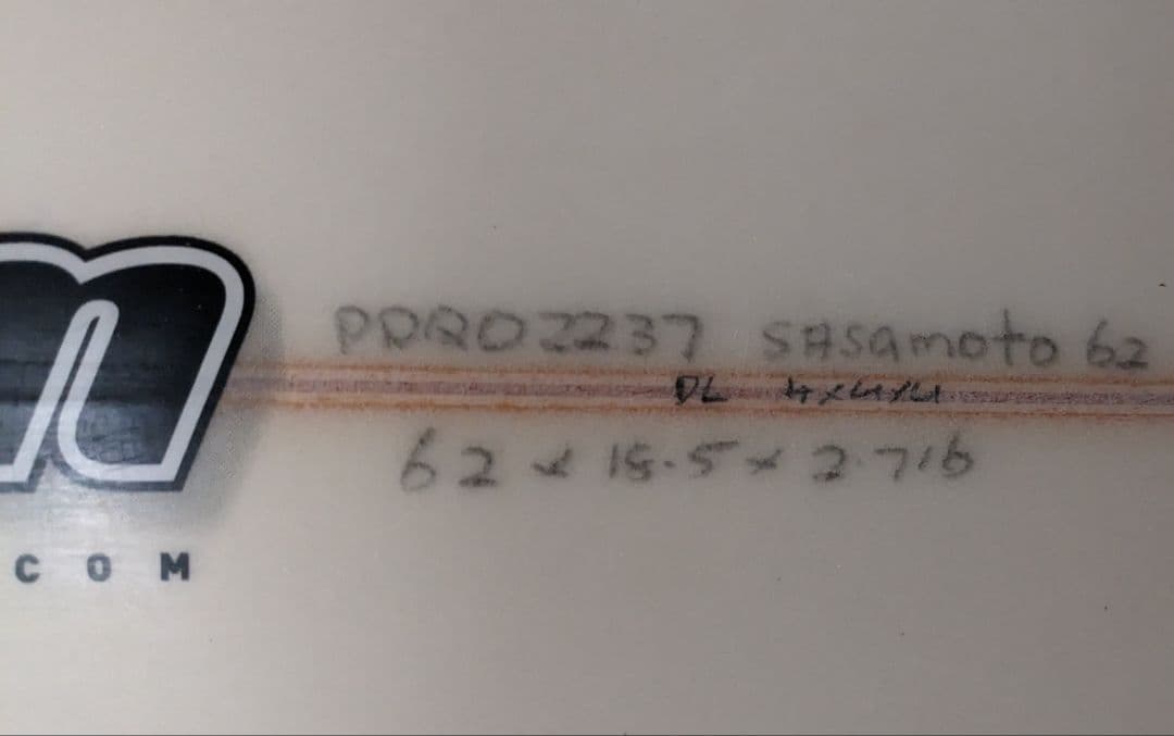 サーフボード6.2ftパイプドリーム☆リーシュ＆ケース付！