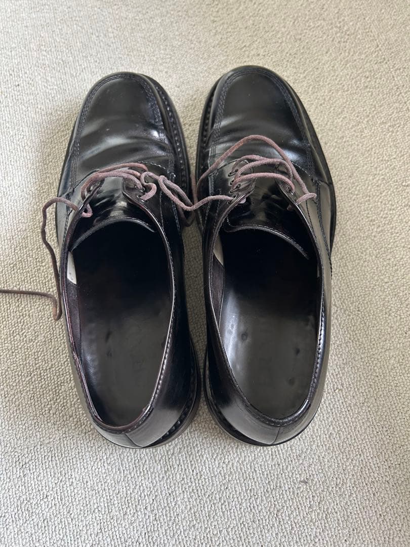 靴 prada archive square toe derby shoes 90s