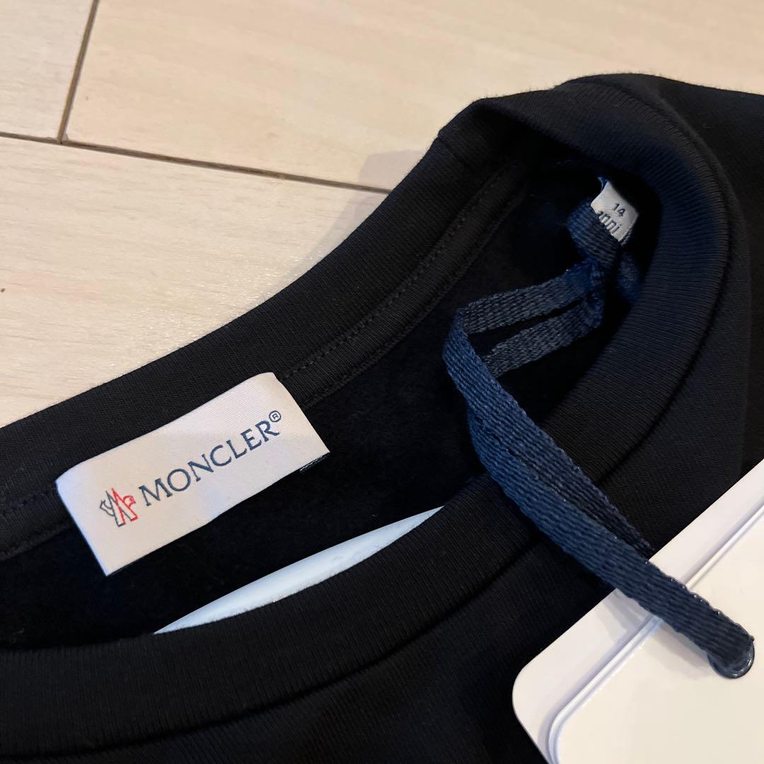 モンクレール　黒14A トレーナー　スエット　レディースM〜L 新品、タグ付き