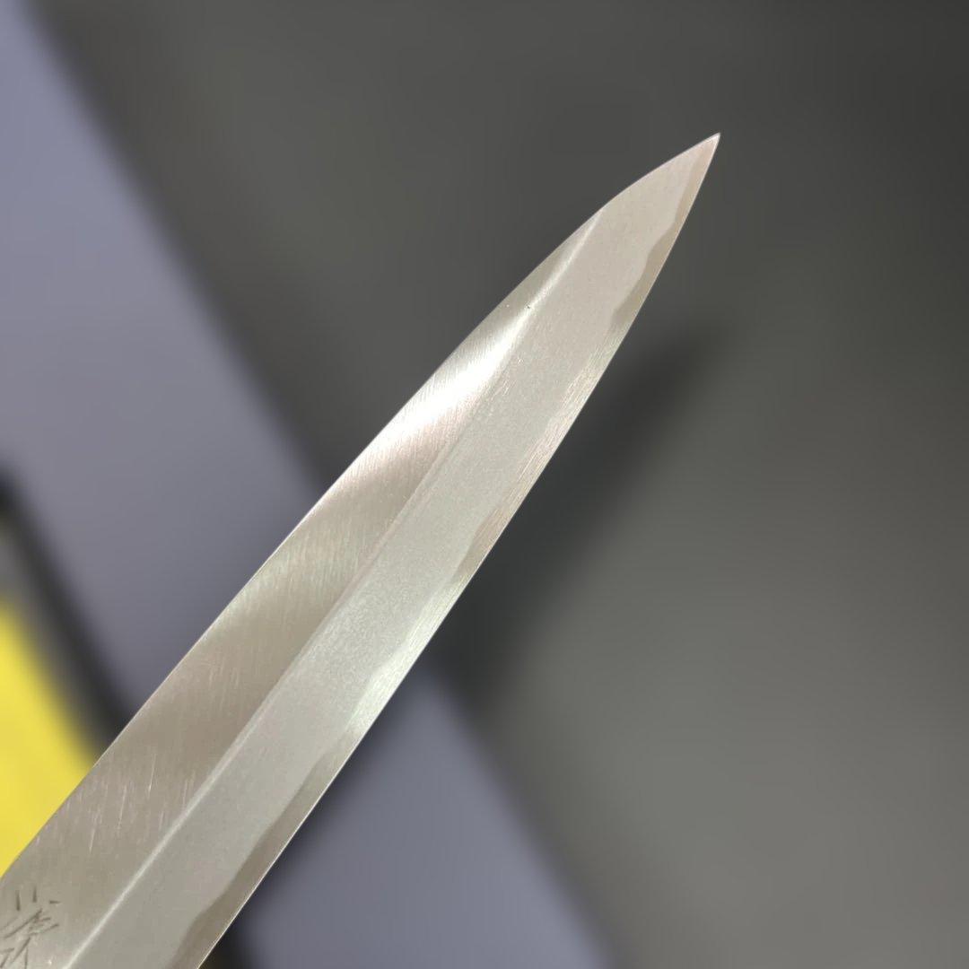 ★新品送料込★源正房はがね鍛造刺身包丁210mm右片刃裏押し化粧箱入り