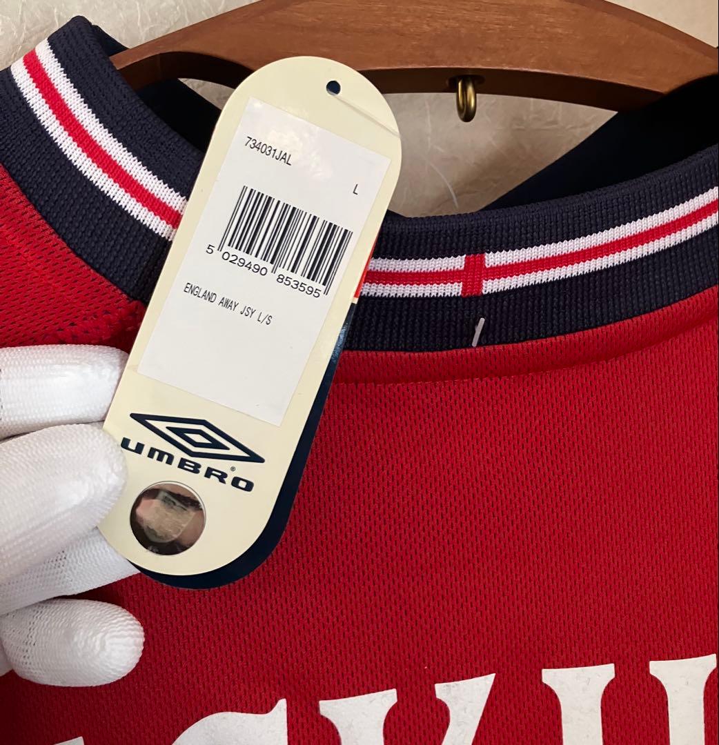 【超希少新品タグ付き】イングランド代表ベッカムBECKHAMモデル#7【L】