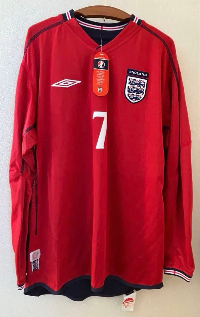 【超希少新品タグ付き】イングランド代表ベッカムBECKHAMモデル#7【L】