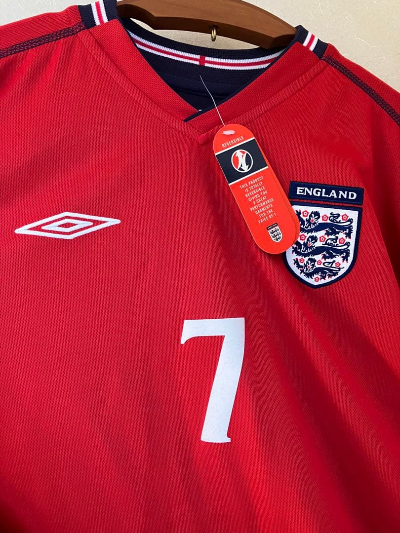 【超希少新品タグ付き】イングランド代表ベッカムBECKHAMモデル#7【L】
