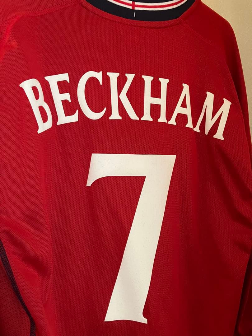 【超希少新品タグ付き】イングランド代表ベッカムBECKHAMモデル#7【L】