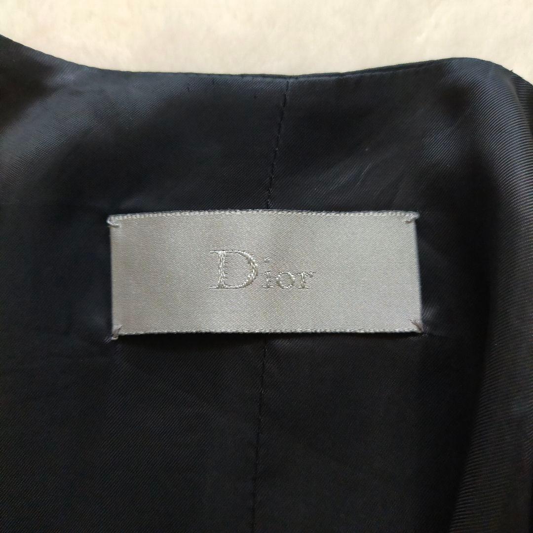 イタリア製　DIOR HOMME　44　テーラードベスト　ジレ　タキシードベスト