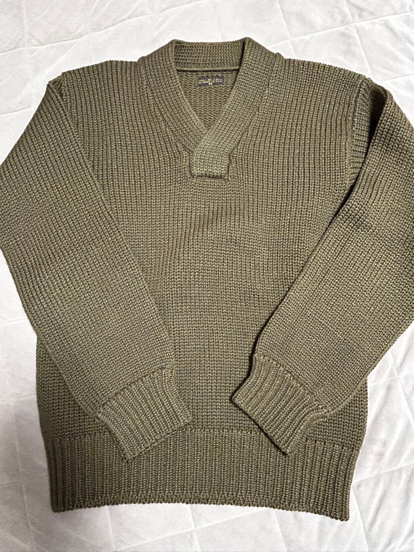 デッドストック　90s 旧リアルマッコイズ　メカニックセーター　ニット