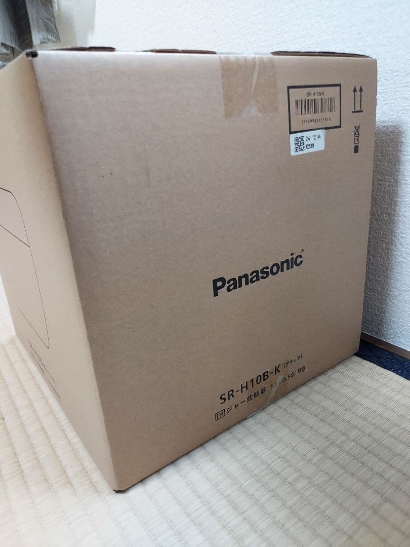 ★新品未開封★Panasonic　SR－H10B－K(ブラック)炊飯器