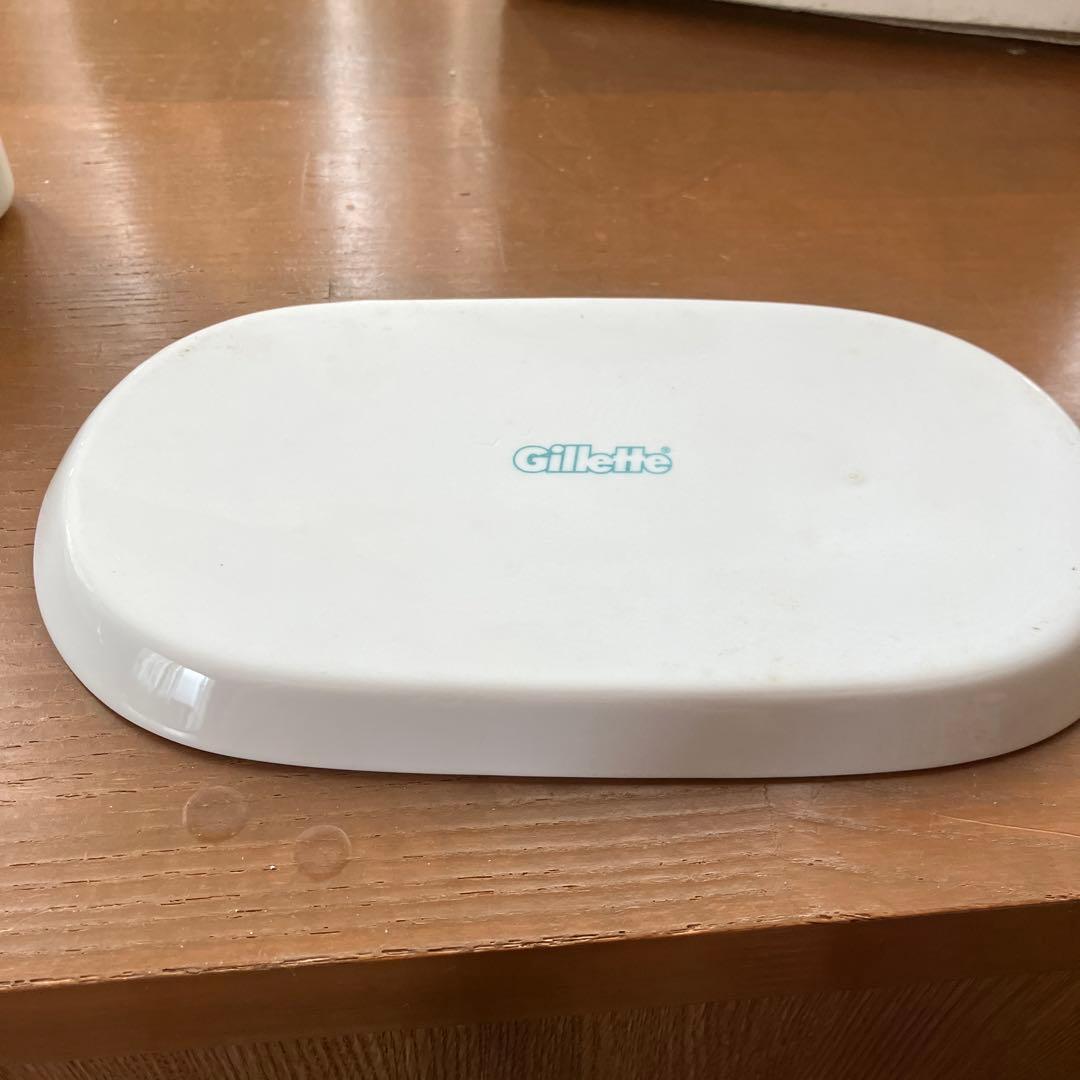 希少、オサム　タピオカシリーズ✖️ジレットコラボ　ノベルティ洗面用品　陶器製