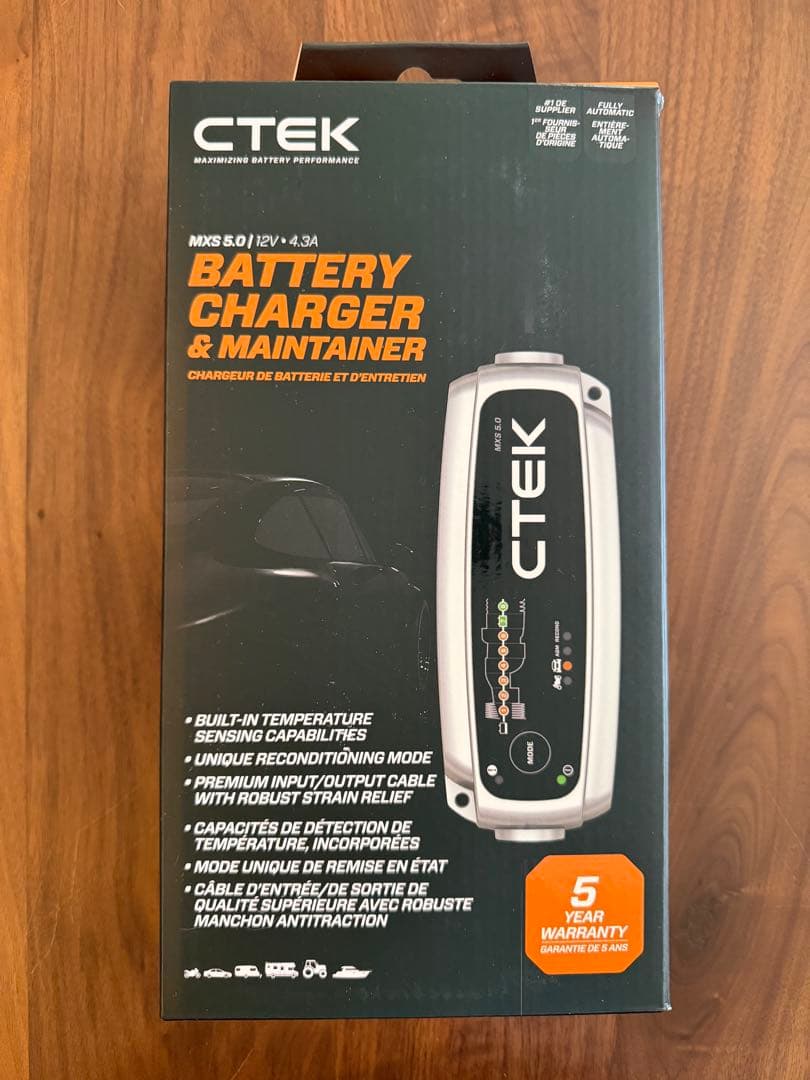 CTEK シーテック MXS5.0 12V鉛バッテリー充電器 4台セット