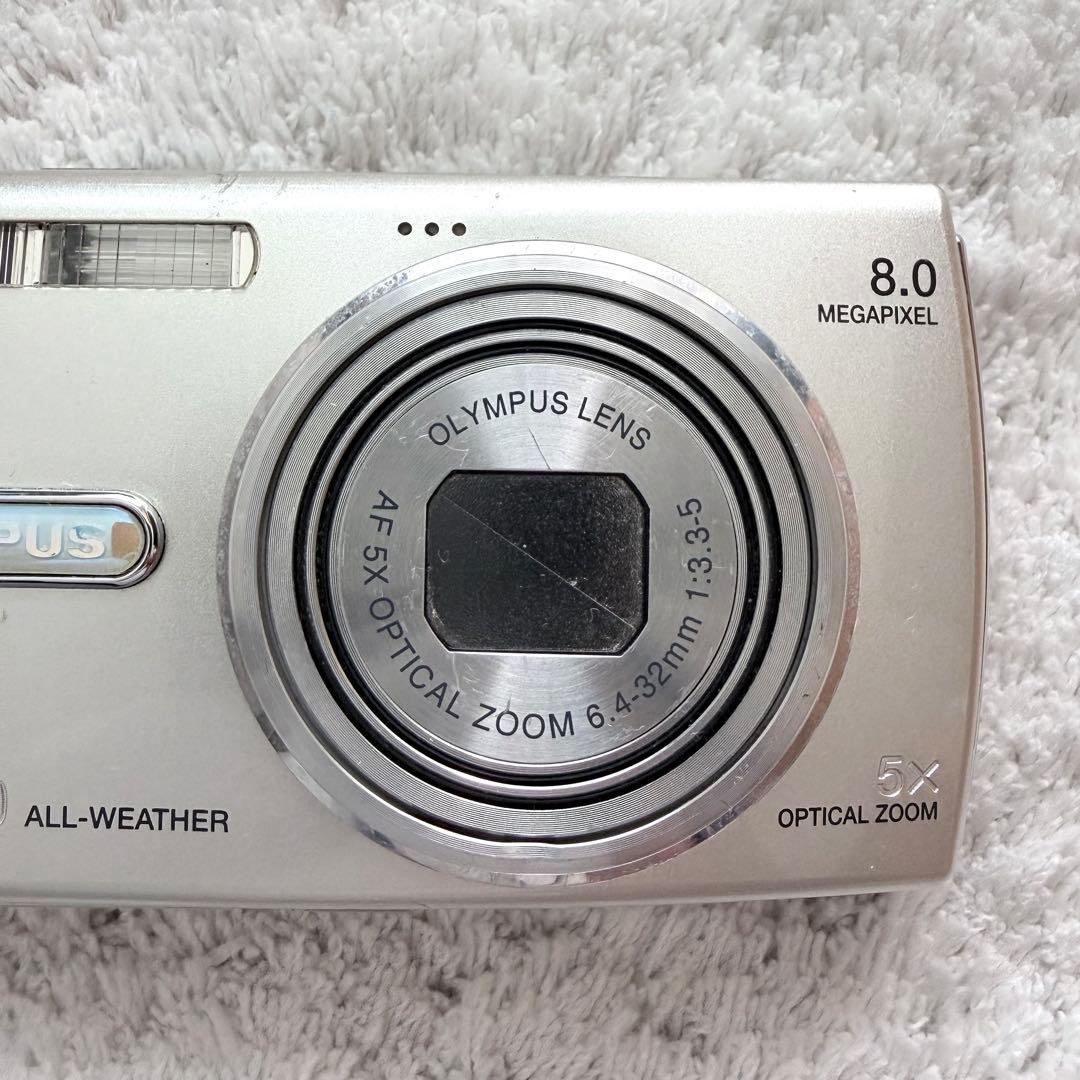 【動作確認済】OLYMPUS オリンパス μ830 レトロコンデジ シルバー