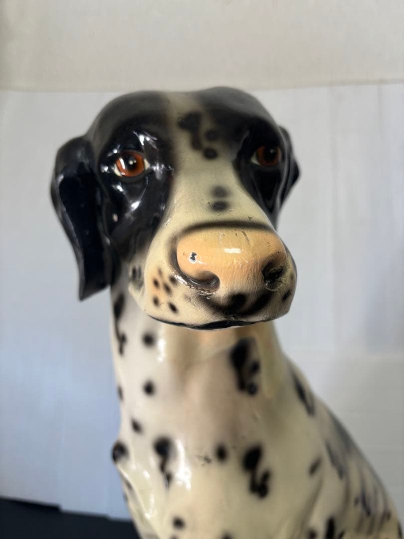 【希少‼️】ダルメシアン　犬の置物　FRP 素材