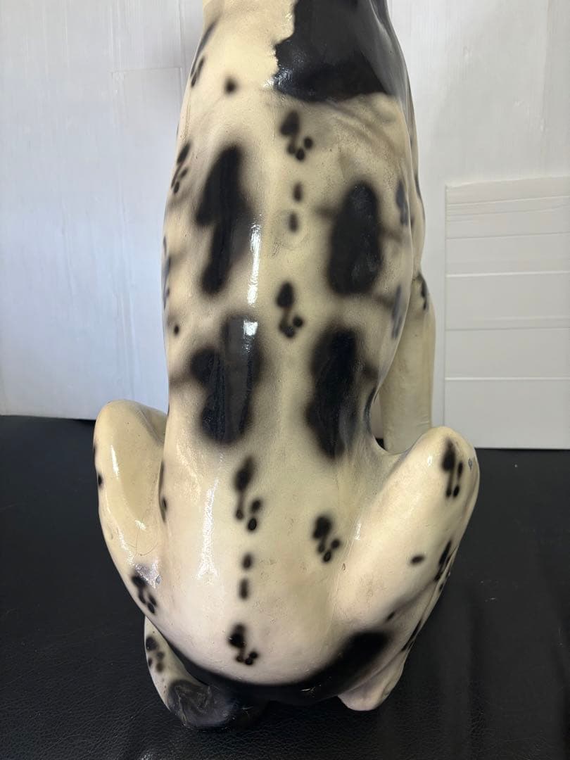 【希少‼️】ダルメシアン　犬の置物　FRP 素材
