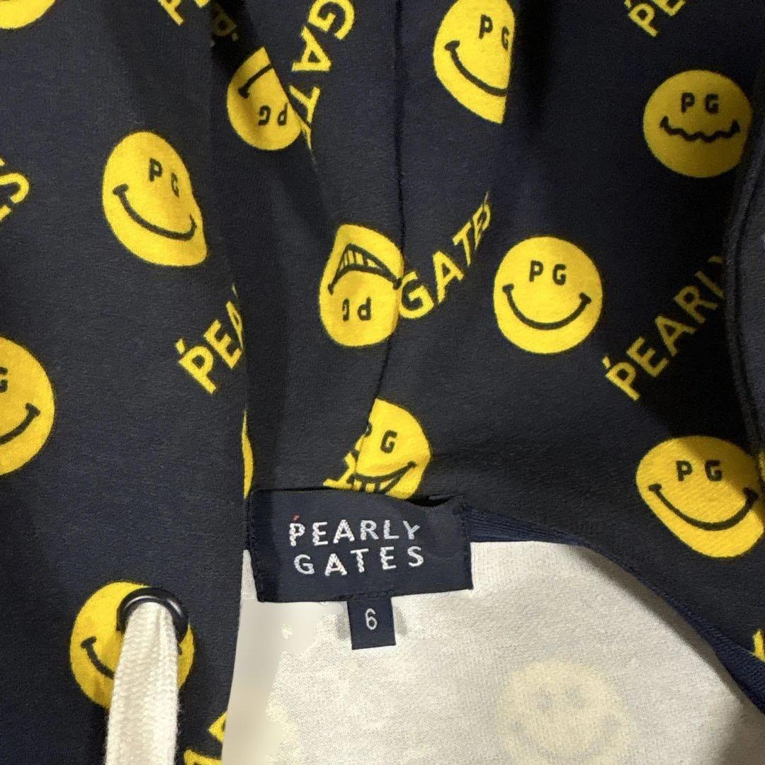 【美品】PEARLY GATES スマイリーフェイスパーカー サイズ6