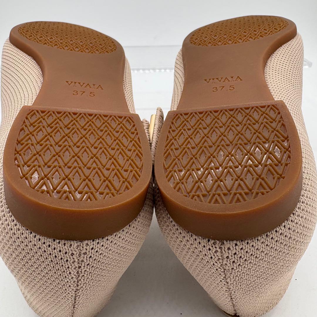 ビバイア 【23.5】マリア　ポインテッドトゥ メリージェーン フラットシューズ