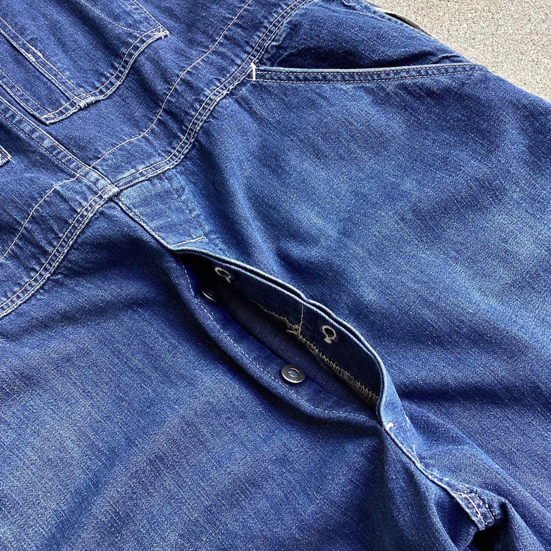 VTG 60s Carter's デニム オーバーオール ガチャポケ ミミ付き