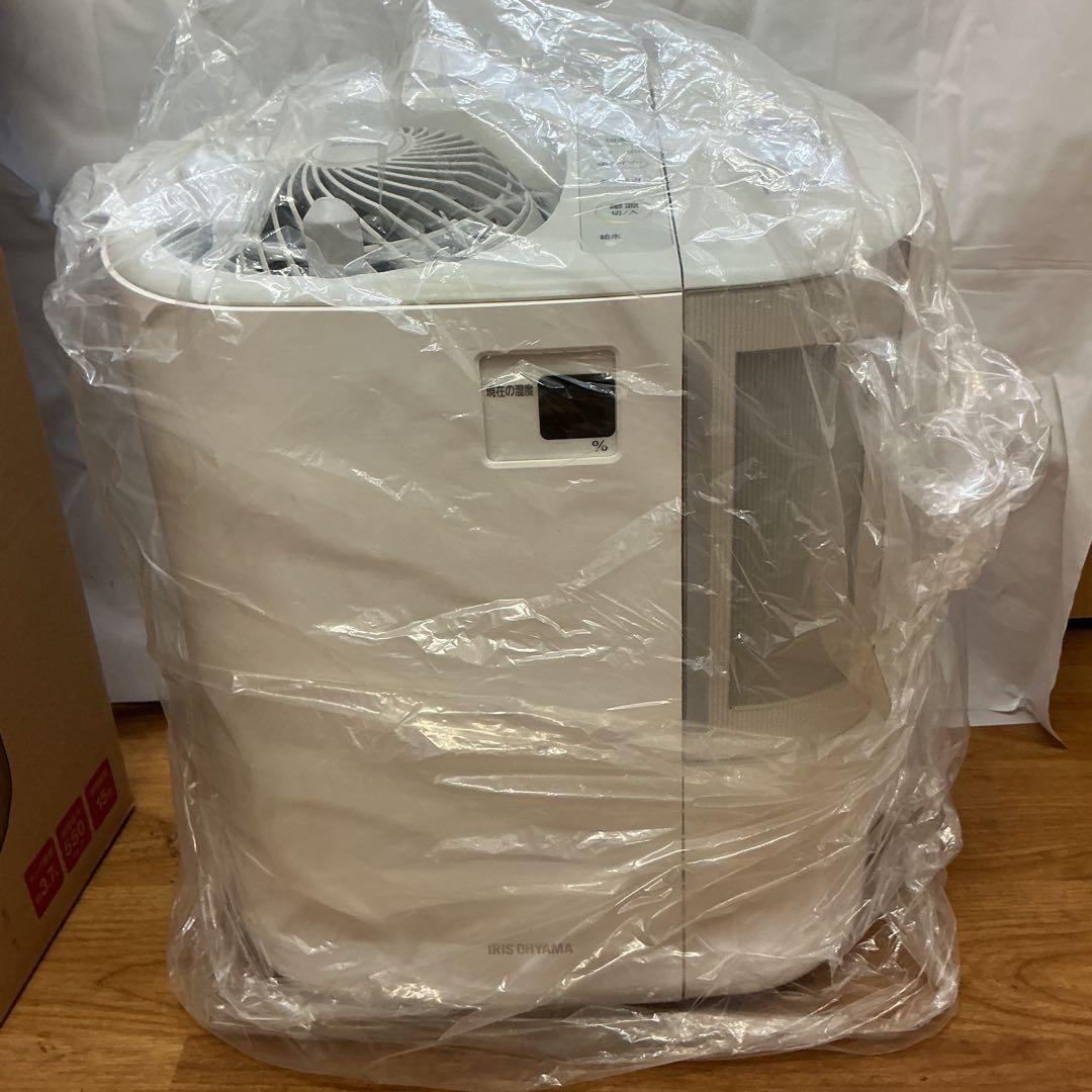 7582①②アイリスオーヤマ サーキュレーター加湿器 HCK-5519 グレー