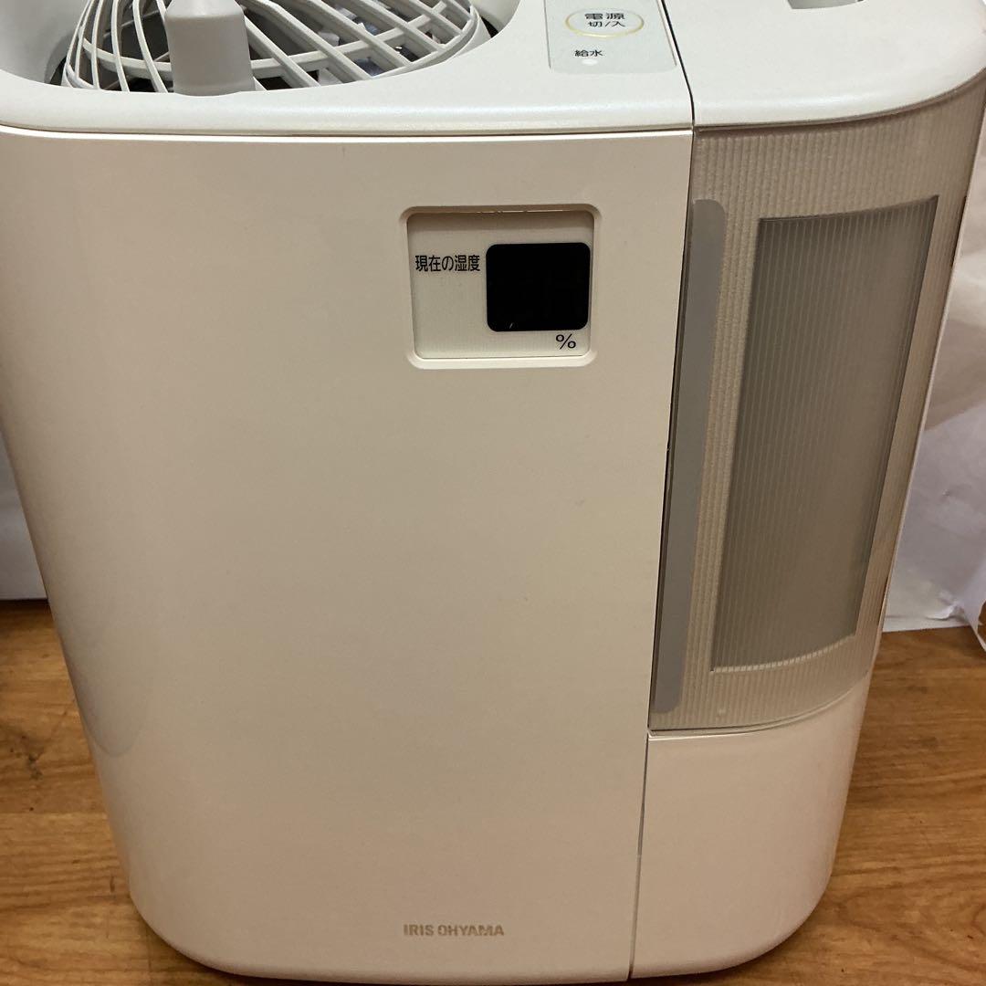 7582①②アイリスオーヤマ サーキュレーター加湿器 HCK-5519 グレー