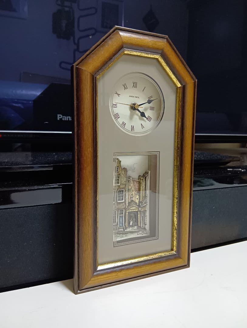 アントン　ピエック　オリジナル　シャドーボックス　ウッド　ウォール　クロック