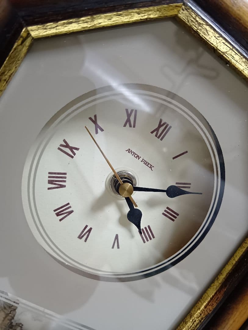 アントン　ピエック　オリジナル　シャドーボックス　ウッド　ウォール　クロック