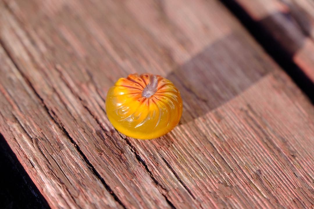 ゴビ石−1332 ゴビ瑪瑙　彫刻　『和菓子』