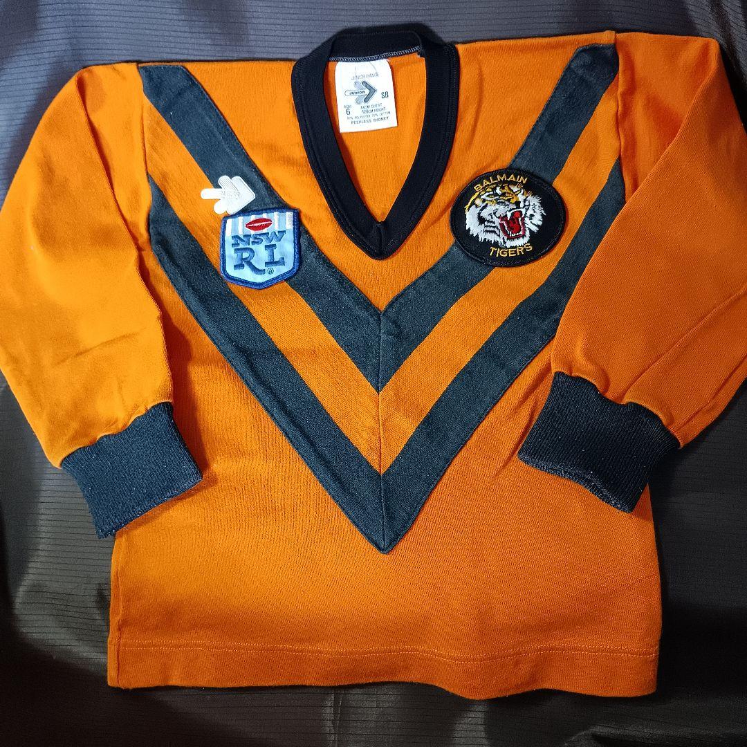 バルメイン タイガース ラグビージャージ 90年代 ヴィンテージ キッズ