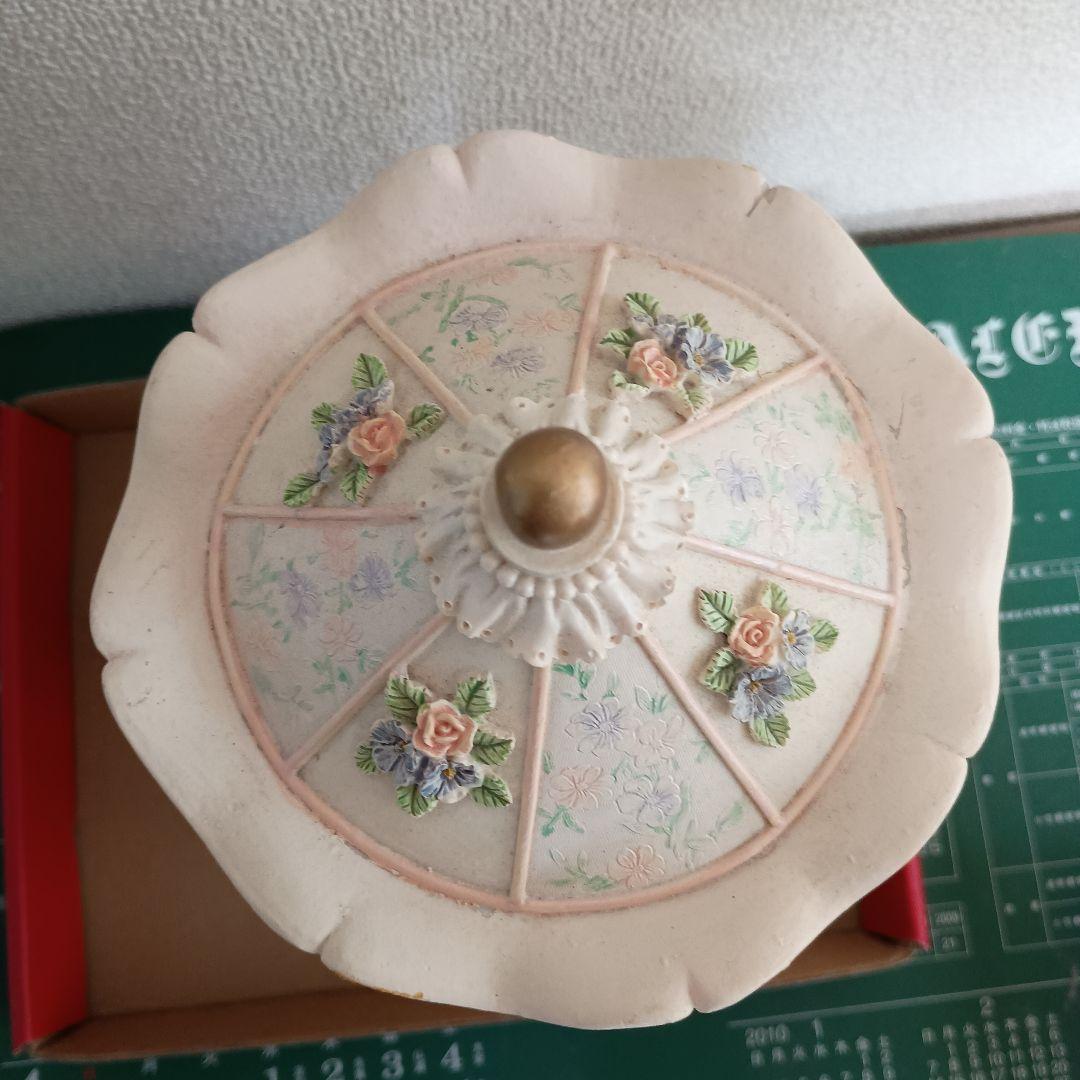 メリーゴーランド型オルゴール ピンク