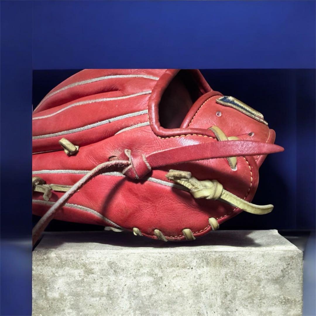 Wilson レッド 軟式野球グローブ　即購入・24時間以内に発送