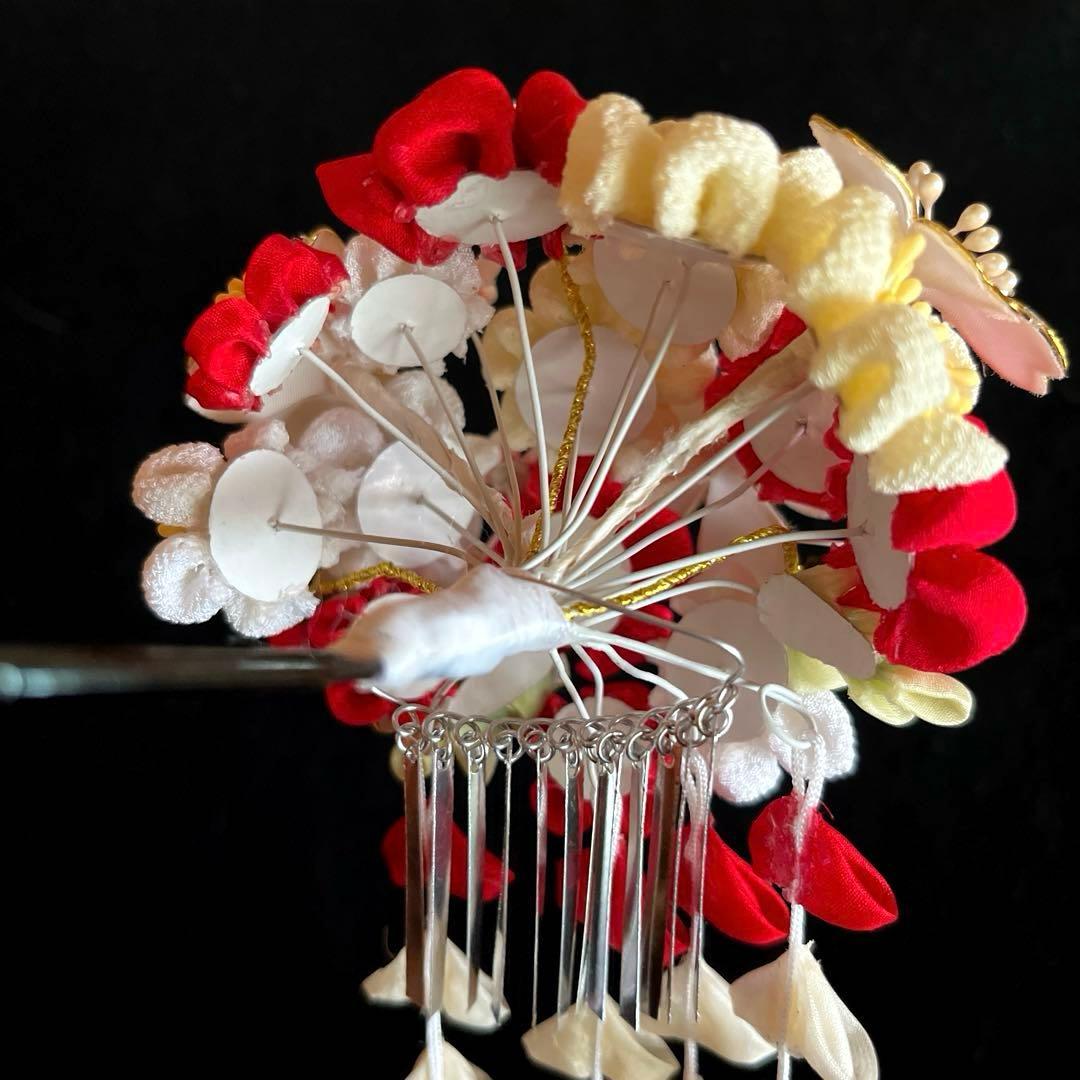 専用です。 日本髪 髪飾り 七五三(7歳) (紅白・桜)