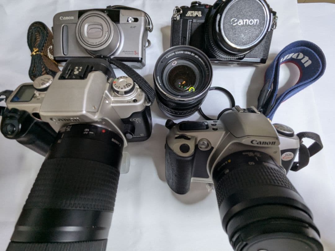 Canon フィルムカメラ＋レンズセット【現状渡し】