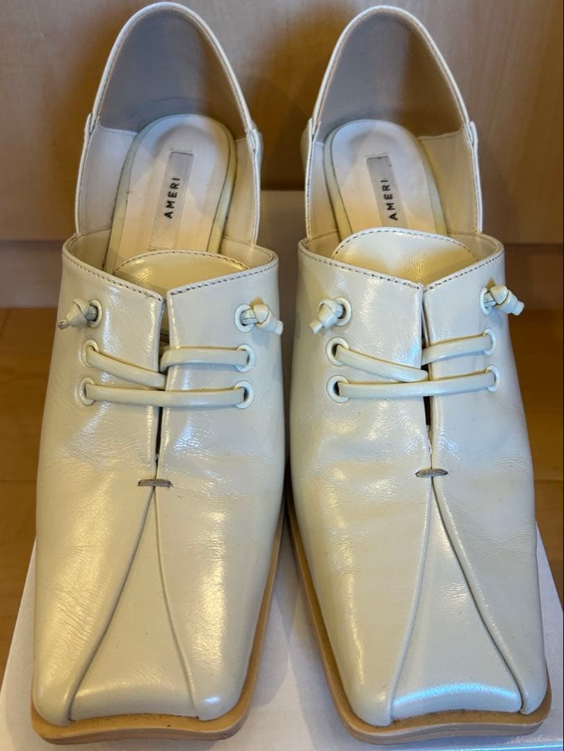 靴 ameri vintage 2WAY SQUARE LOAFERS