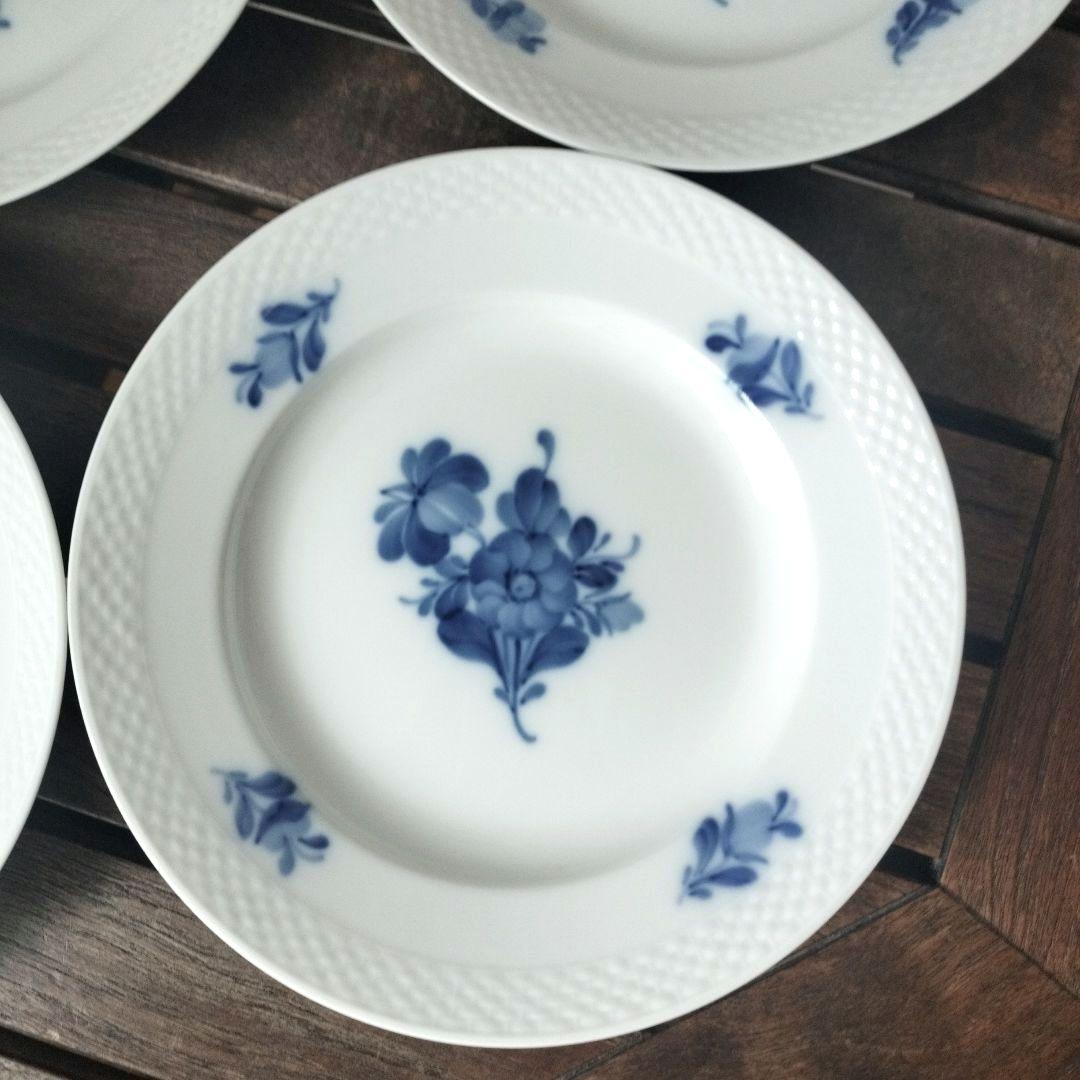 ロイヤルコペンハーゲン ブルーフラワー プレート5枚セット（直径21.5センチ）