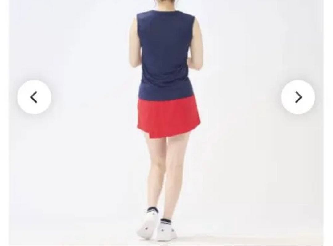 新作未使用　FILA ラップショートパンツ EL0039 レディース 赤