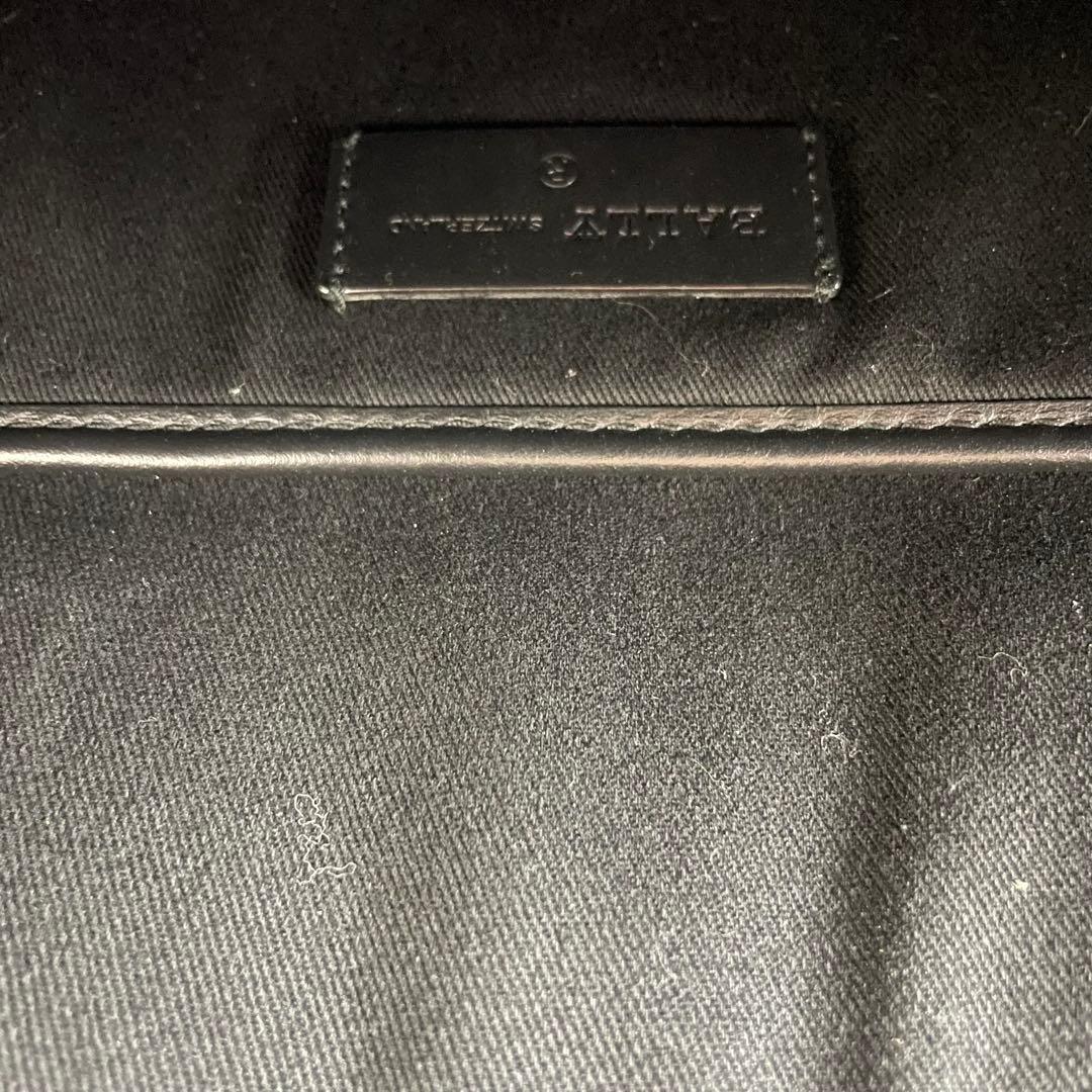 【美品】BALLY バリー ビジネスバッグ 2way レザー A4 黒
