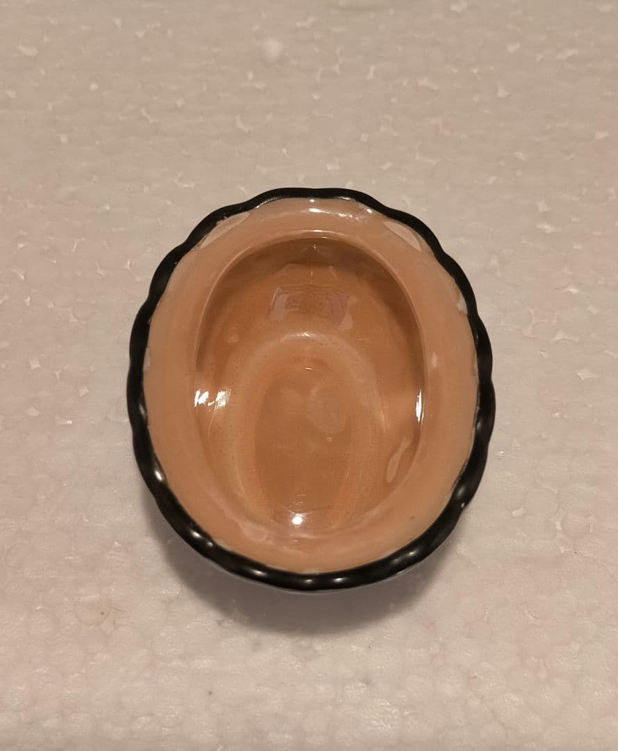 オールドノリタケ　ラスター彩　巣の中のニワトリ